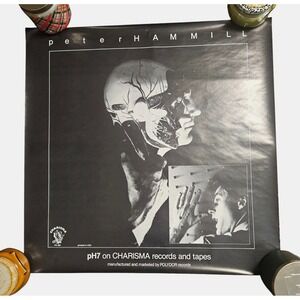 Peter Hammill pH7 24x24 Album‎ Promo Poster 1970s Charisma Records Vintage Rock